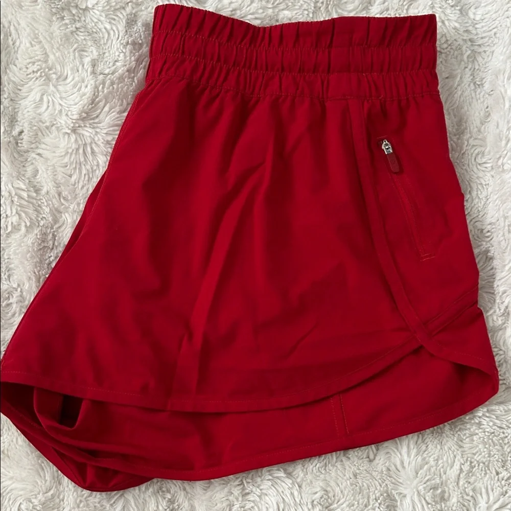 lululemon athletica Red Athletic Shorts - Picture 2 of 3